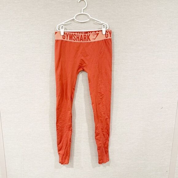 Gymshark Pants - Gymshark flex leggings coral orange size medium